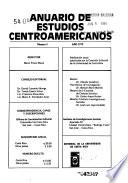 Anuario de estudios centroamericanos