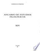 Anuario de estudios filológicos
