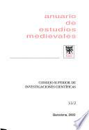 Anuario de estudios medievales