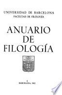 Anuario de filología