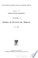 Anuario de filosofía del derecho