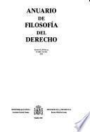 Anuario de filosofía del derecho