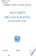 Anuario de geografía