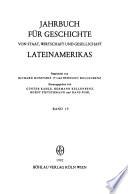 Anuario de historia del estado, la economía y la sociedad en América Latina