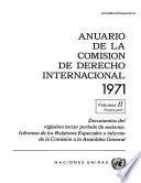 Anuario de la Comisión de Derecho Internacional 1971, Vol.II, Parte 1