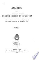 Anuario de la Dirección General de Estadística
