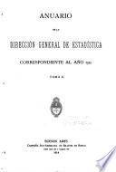 Anuario de la Dirección General de Estadística