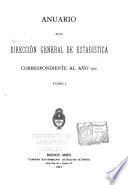 Anuario de la Dirección General de Estadística