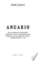 Anuario, de la oligarquía latifundista dominante y de la clase trabajadora dominada, de una provincia andina, correspondiente a 1955