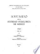 Anuario de la Sociedad Folklórica de México