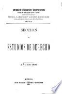 Anuario de legislación y jurisprudencia
