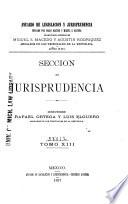 Anuario de legislación y jurisprudencia