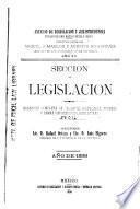 Anuario de legislación y jurisprudencia