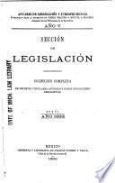 Anuario de legislación y jurisprudencia