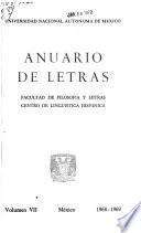 Anuario de letras