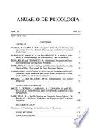 Anuario de psicología