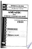Anuario del Comercio Exterior del Perú