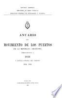 Anuario del movimiento de los puertos de la República Argentina