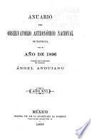 Anuario del Observatorio Astronómico Nacional de Tacubaya