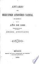 Anuario del Observatorio Astronómico Nacional