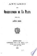 Anuario Del Observatorio de La Plata Para El Año ...