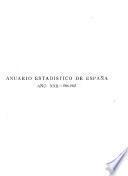 Anuario estadístico de España