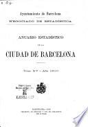 Anuario estadístico de la ciudad de Barcelona