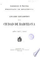 Anuario estadístico de la ciudad de Barcelona