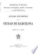 Anuario estadístico de la ciudad de Barcelona