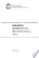 Anuario estadístico de Venezuela