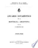Anuario estadístico