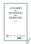 Anuario Filosofía del Derecho 2020, nueva época, tomo XXXVI