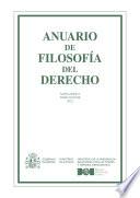 Anuario Filosofía del Derecho 2022, nueva época, tomo XXXVIII