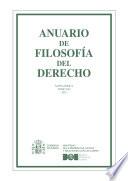 Anuario Filosofía del Derecho 2025, nueva época, tomo XLI