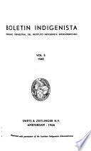 Anuario indígenista