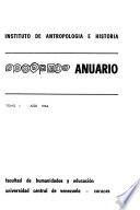 Anuario - Instituto de Antropología e Historia