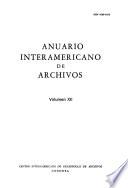 Anuario interamericano de archivos