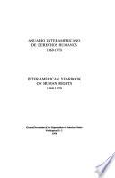 Anuario interamericano de derechos humanos