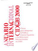 Anuario internacional CIDOB ...