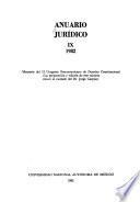 Anuario jurídico