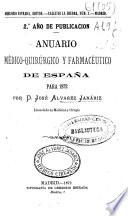 Anuario médico-quirúrgico y farmacéutico de España