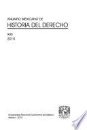 Anuario mexicano de historia del derecho