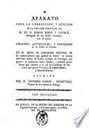 Aparato para la corrección, y adición de la obra que publicó en 1769 el D.or D. Joseph Berní y Catalá ... con el título Creación, antigüedad, y privilegios de los títulos de Castilla ...