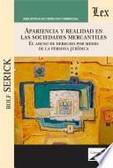 Apariencia y realidad en las sociedades mercantiles