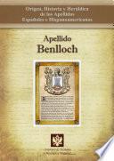 Apellido Benlloch