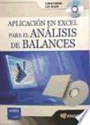 APLICACION EN EXCEL PARA EL ANALISIS DE BALANCES
