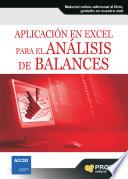 Aplicación en Excel para el análisis de balances