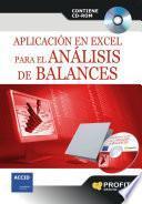 Aplicación en Excel para el análisis de balances