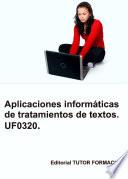 Aplicaciones informáticas de tratamiento de textos. Libre Office 6.x. UF0320.