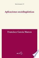 Aplicaciones sociolingüísticas